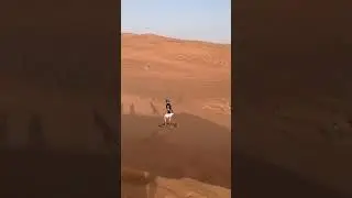 Sandboarding Adventure in Dubai's Desert | Thrilling Ride and Hilarious Mishap