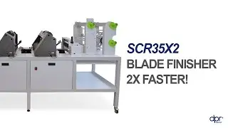 SCR35X2 - Blade label finishing system with double plotter (TEASER)