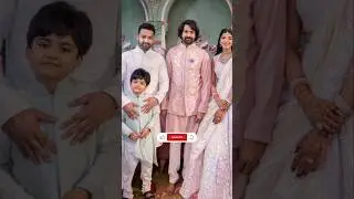 Jr NTR Family Visuals At Narne Nithin Wedding Ceremony