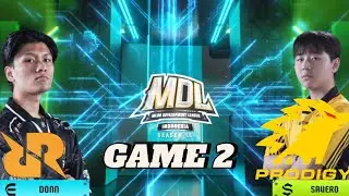 RRQ SENA VS ONIC PRODIGY!! MDL SEASON 10!! GAME 2