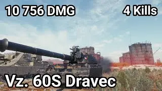 Vz. 60S Dravec - 10 756 damage / 4 kill / 6 170 blocked / 550 assist