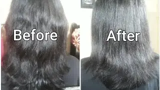 Temporary Straightening Process(Step by step)| By Beautician Sangeeta