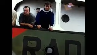 Eerste tocht van de tender Loekie + bezoek Mebo II