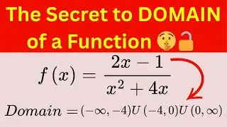 Why 90% of Students Fail Domain Questions (FIX IT FAST!) #findingdomainoffunctions