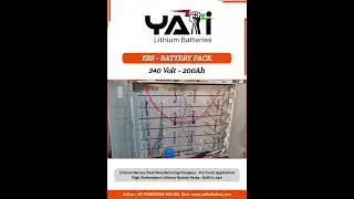 240V 200Ah ESS Battery Pack | Lithium Phosphate (LFP) | Yati Lithium
