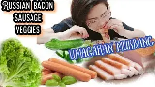 RUSSIAN BACON/SAUSAGE LETTUCE MUKBANG