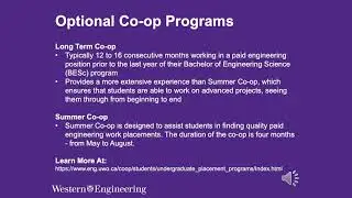 Virtual Fall Preview Day 2020 - Engineering and Co-op Overview - Western University