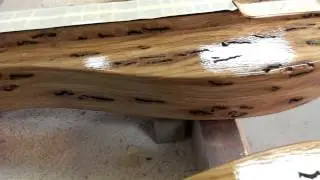 Oak Dulcimers With Bark Inclusions
