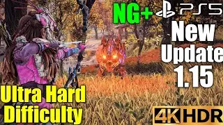 Apex Scrounger Horizon Forbidden West Update 1.15 Patch PS5 NG+ Ultra Hard Gameplay 4K 60FPS HDR