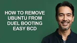 How to Remove Ubuntu From Duel Booting Easy Bcd - KevinHowTo