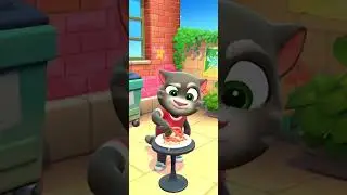My Talking Tom2  2026 Update Secret Food Funny Moments With Mask#shorts#mytom#viral#1k#funny#