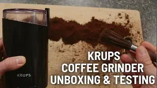 Krups F203 Coffee Grinder | Unboxing & Testing