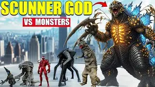 Scunner Godzilla vs monsterverse Monsters | 3D Monster Size Comparison 2026