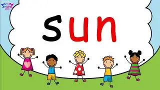 CVC un blending | Word family -un | Letter 'u' blending (un) | CVC words | The Infinite Academy