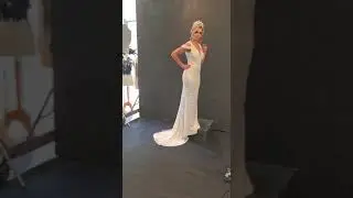 Champery Couture Pearl Gown Extremely Sparkly