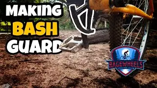 How to make a bash guard for MTB with bottom bracket clamp | DIY | RAGEWHEELS | MTB