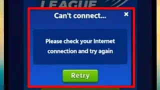 Cricket League Can't connect Fix Please check your internet connection and try again Problem Solve