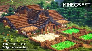 Minecraft | How to Build a Survival Farm House