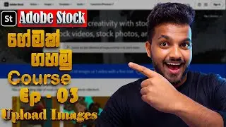 Adobe Stock වලින් මුදල් උපයමු | Complete Beginner Course Ep 03 | Sinhala Tutorial | Upload Images