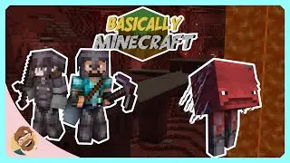 LIVE Wither Skeleton Farming w/ Lillie - Basically Minecraft - Minecraft Survival Multiplayer