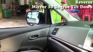 TOYOTA ESTIMA with Auto Fold Mirror and Reverse 30 Degree Tilt