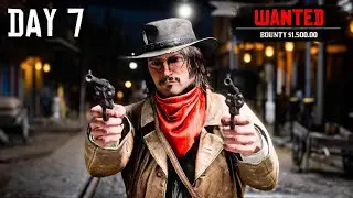 I became the most wanted outlaw in REALISTIC RDR 2