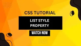 CSS LIST STYLE PROPERTY