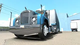ATS Featuring Mack 62 by Model Truck Game and the Lode King Step Deck by Tombstone Mods