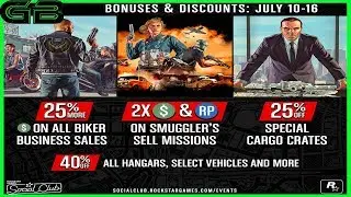 GTA Online: Double Money Smuggler's Sell Missions and More