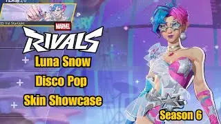 Luna Snow | Disco Pop Skin Showcase | Marvel Rivals Gameplay Season 6