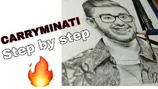 carryminati drawing //how to draw carryminati #shorts #drawing