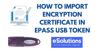 Как импортировать сертификат шифрования в USB-токен ePass 2003 Auto