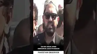 Breaking News: Sohail Afridi's Historic Jalsa in Karachi  | Pakistan Observer