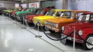 Georgia - Tbilisi Auto Museum of old Soviet cars plus a few old American cars