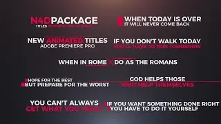 Corporate Titles Premiere Pro Templates