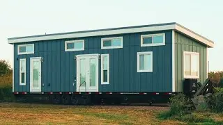 Absolutely Fabulous Blue Orca Park Model by Mint Tiny House