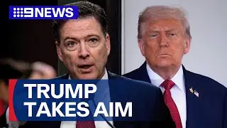 Former FBI director declares innocence after being indicted on two charges | 9 News Australia