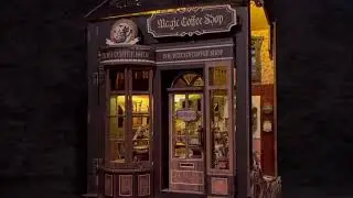 The Witch's Coffee Shop - A closer look!! #miniature #tinyworld