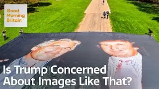 Fred Trump III Responds to the Images Projected onto Windsor Castle