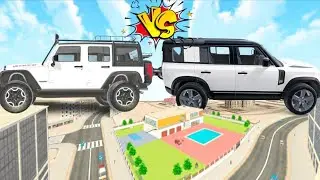 🎯Franklin Giant 🚗 Thar VS Jack 🚙 Giant Defender in Indian theft auto simulator 💥