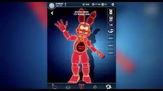 Fnaf ar: System Error Toy Bonnie full animation