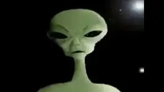 Green Alien sings Disco Inferno