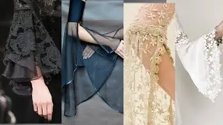 Latest Fancy Net Sleeves Design