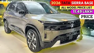 2026 Tata Sierra Base Model 🔥and Top Price List | Diesel, Petrol, Turbo Features, & Worth It? 🤔