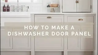 How To Make a Dishwasher Door Panel