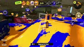 Playing Splatoon 3 (Playing Tank, turf, other game mode)  P.16
