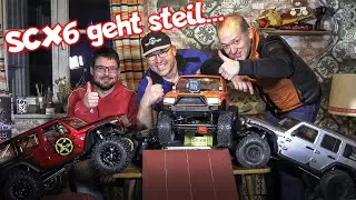 Axial SCX6 Steigungstest. Schafft er die 60 Grad Steigung??