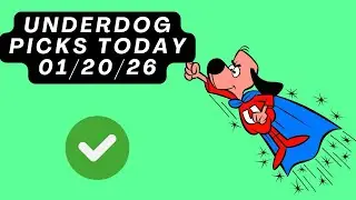 Underdog Picks Today! 01/20/26 
