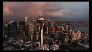 Seattle by drone [4K]