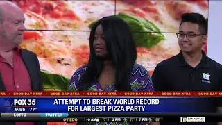 Attempt to break world record for largest pizza party